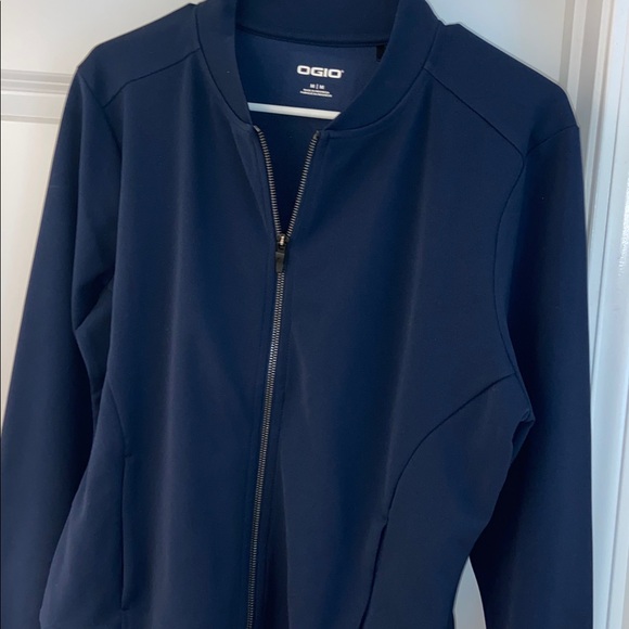 OGIO Navy Full-Zip Performance Jacket - Picture 2 of 4